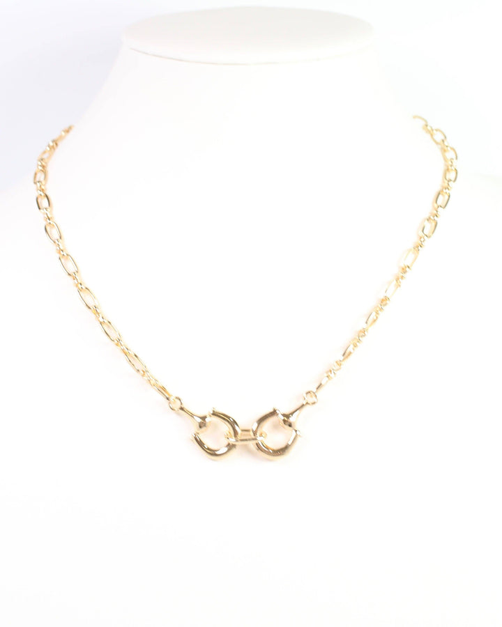 Saddle Chic Necklace in Gold