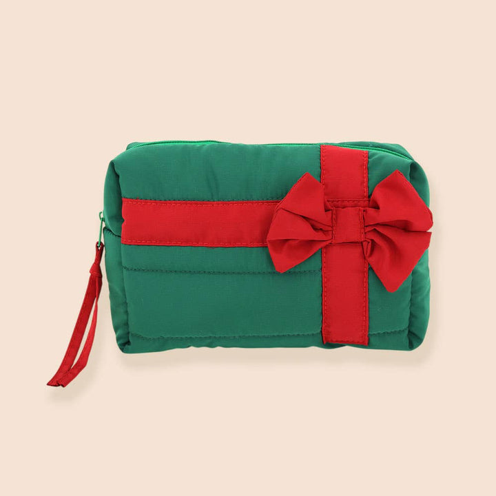 Wrapped With Love Quilted Cosmetic Bag