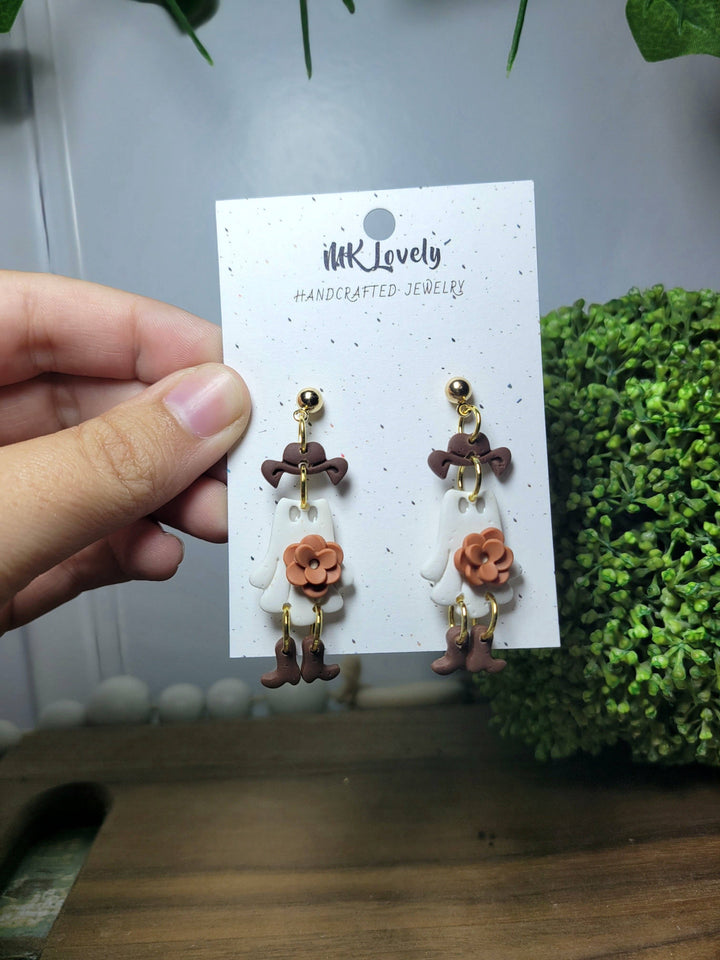 Yeehaw Boo Earrings