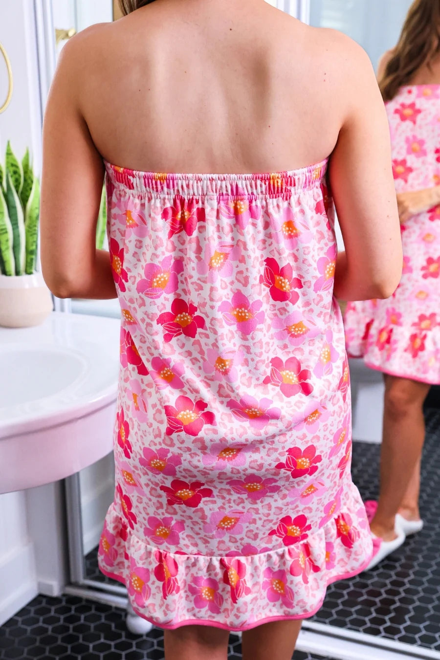 *PREORDER* Pink Petals & Prep Bath Wrap