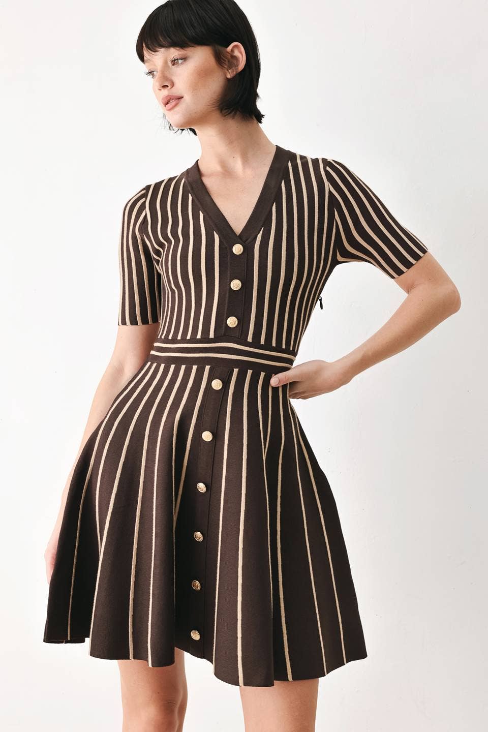 Main Street Mocha Sweater Dress