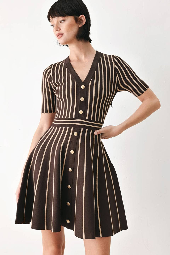 Main Street Mocha Sweater Dress