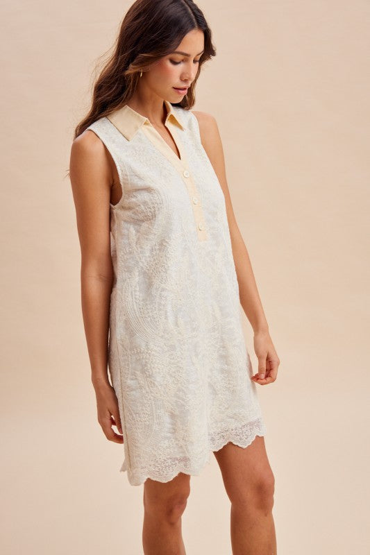 *PREORDER*  Champagne Garden Lace Dress  - Reg & Curvy