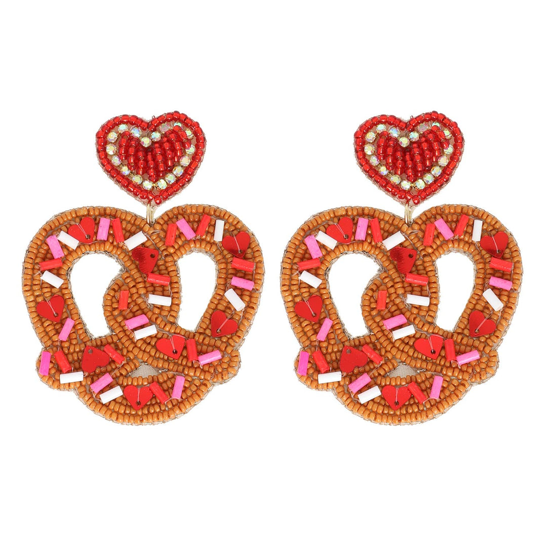 Twisted in Love Pretzel Earrings