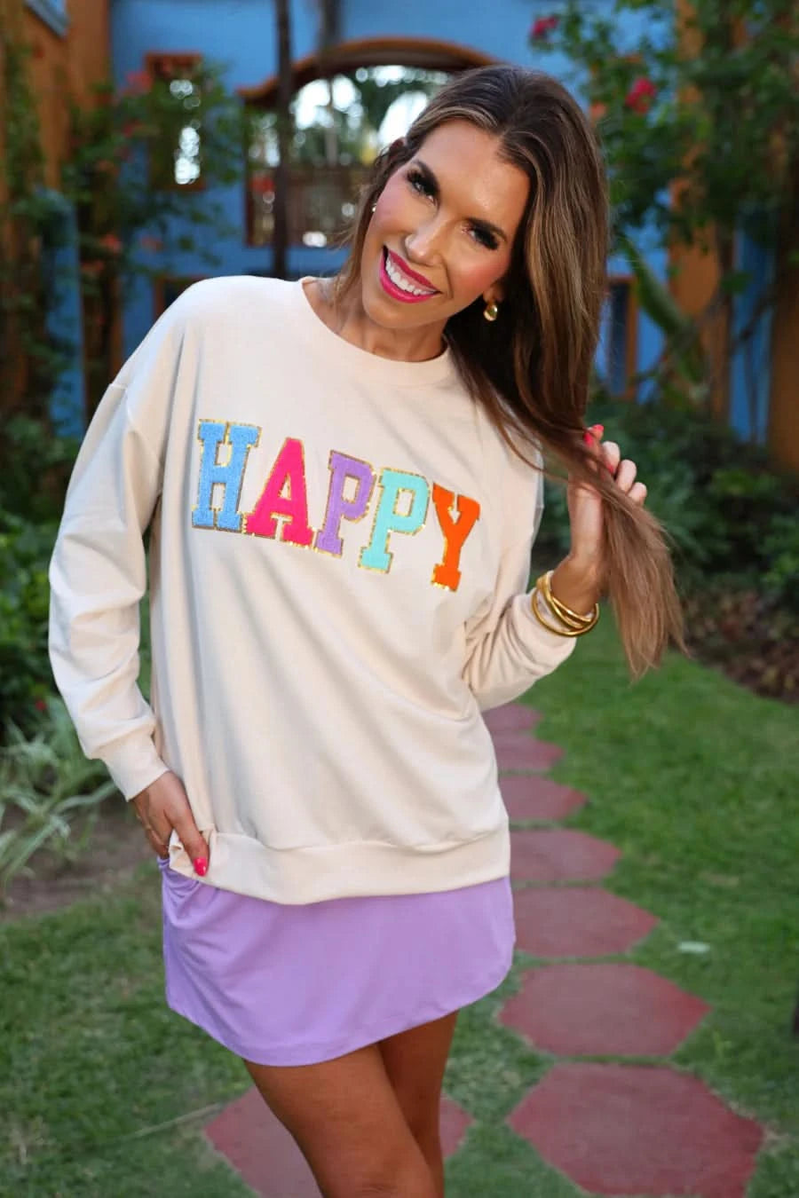 The Happy Vibes Pullover - Reg & Curvy