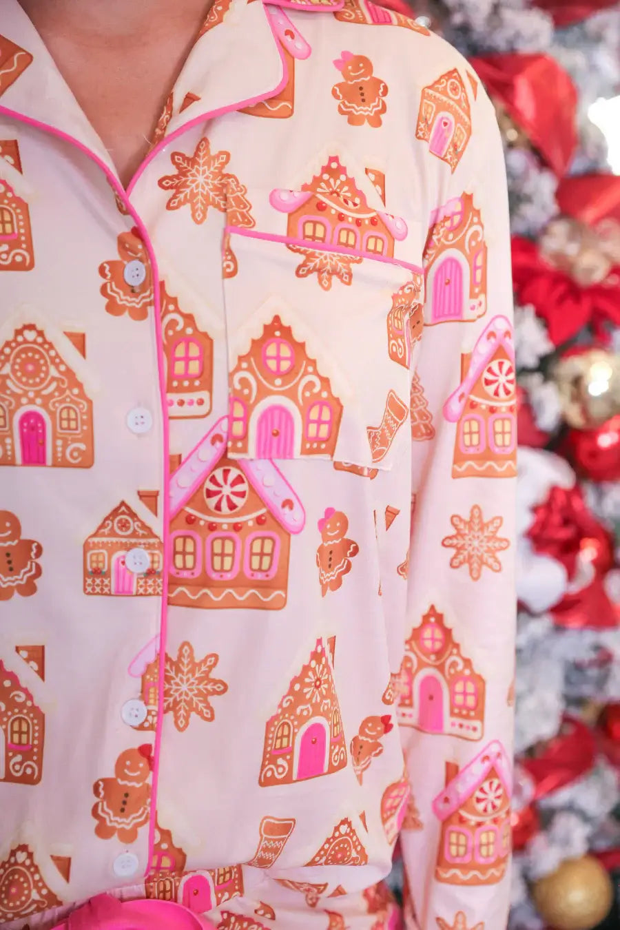 Gingerbread Cheer Pajamas - Reg & Curvy