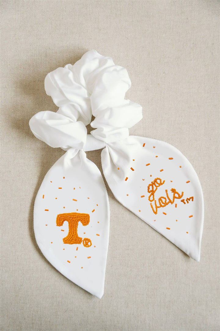 University of Tennessee Beaded Scrunchie