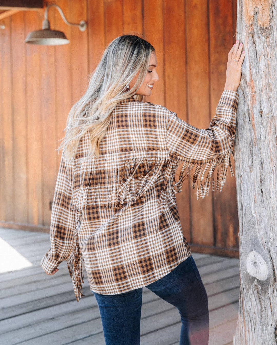 Sierra Fringe Flannel - Reg & Curvy