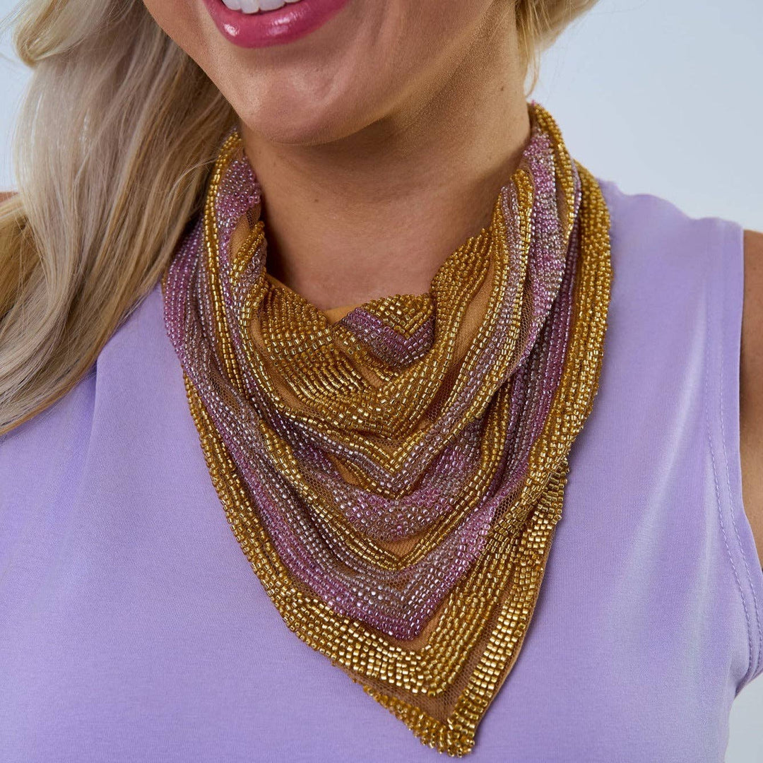 The Sideline Shine Beaded Handkerchief