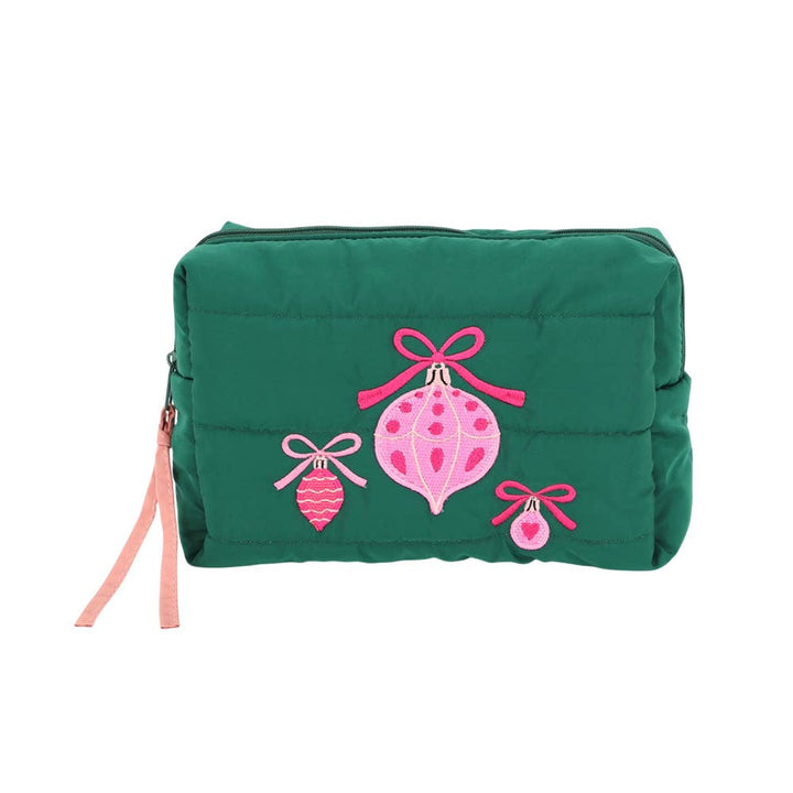 Merry & Bright Ornament Cosmetic Bag