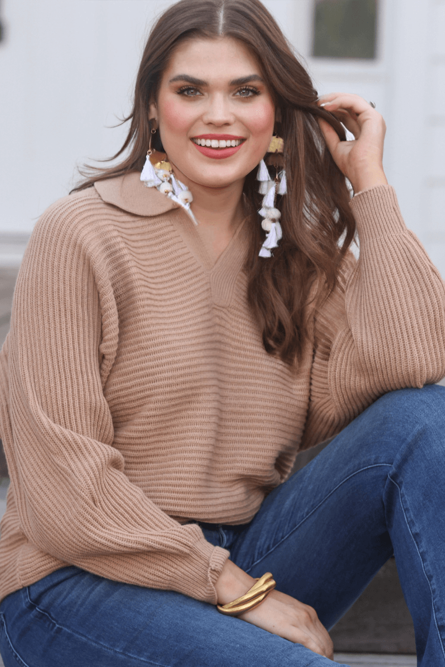 Haven Collar Knit - Reg & Curvy