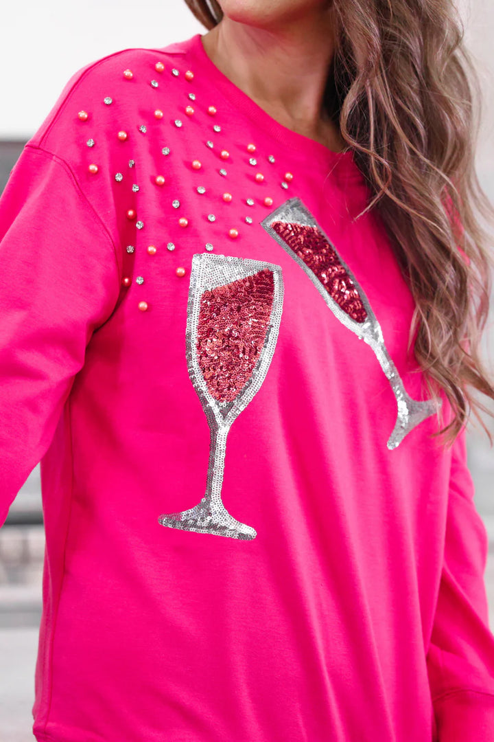 Bubbly & Bright Sequin Pullover - Curvy