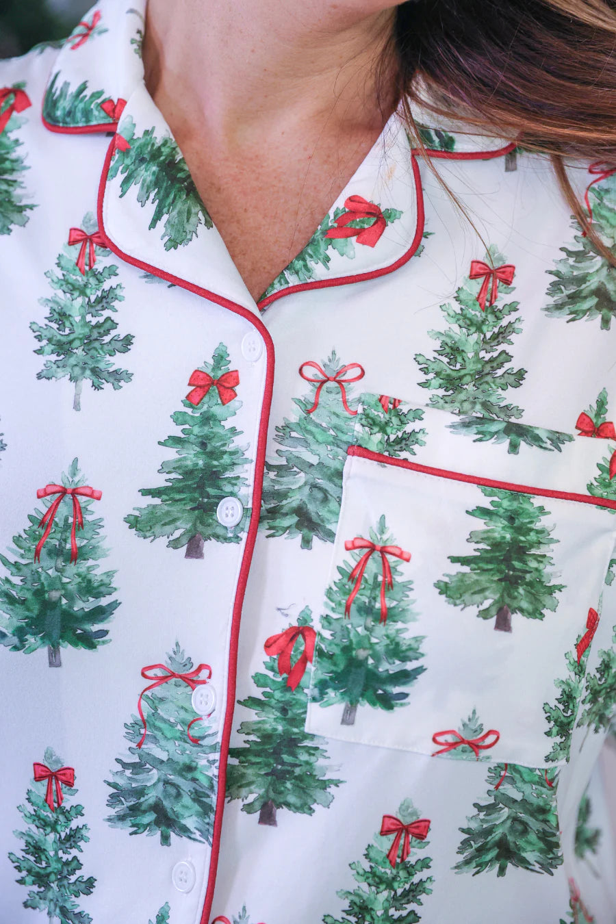 Mistletoe Morning Ruffle Pajamas - Reg & Curvy