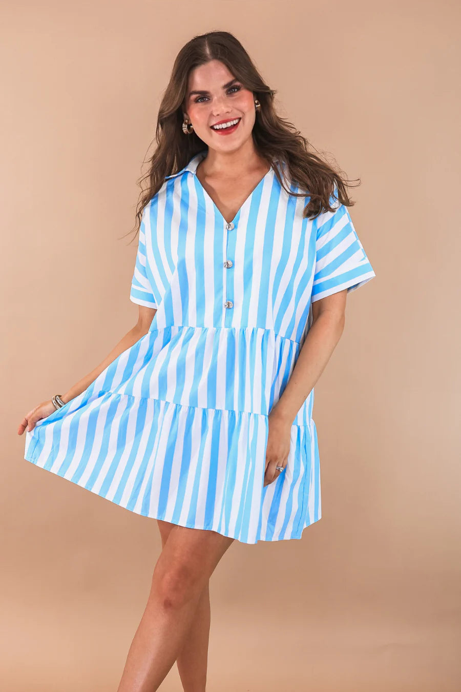 Seaside Sunshine Tiered Dress - Reg & Curvy