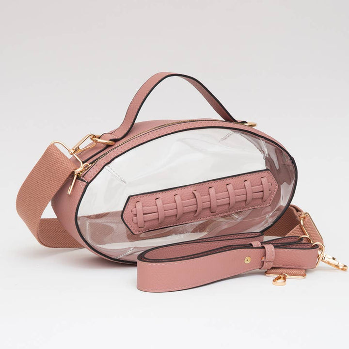 *PREORDER* Football Shaped Crossbody Bag - Multiple Colors