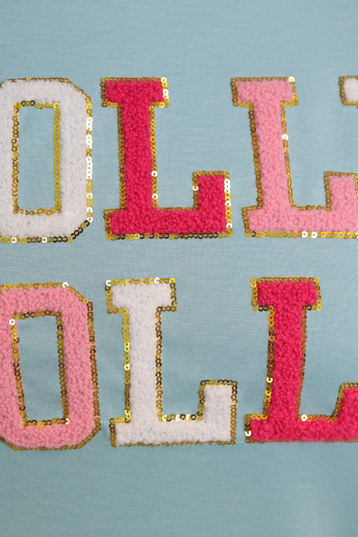 *PREORDER* Holly Jolly Patch Pullover - Reg & Curvy