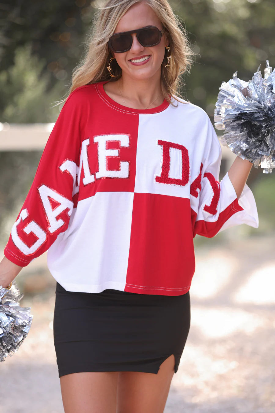 Red Game Day Top - Reg & Curvy