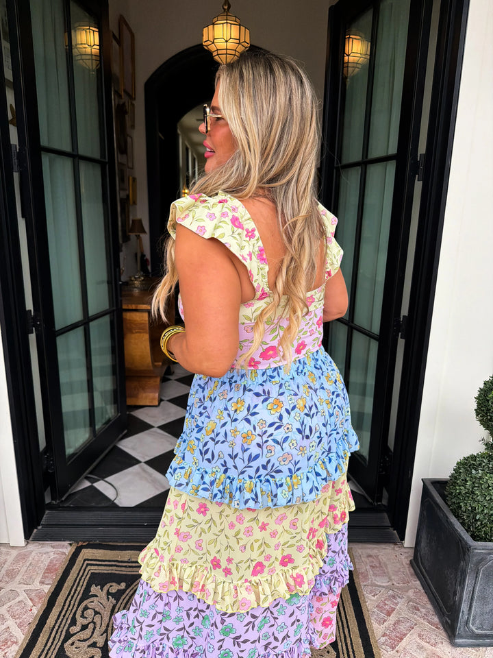 *PREORDER* Floral Rainbow Swim Set - Reg & Curvy