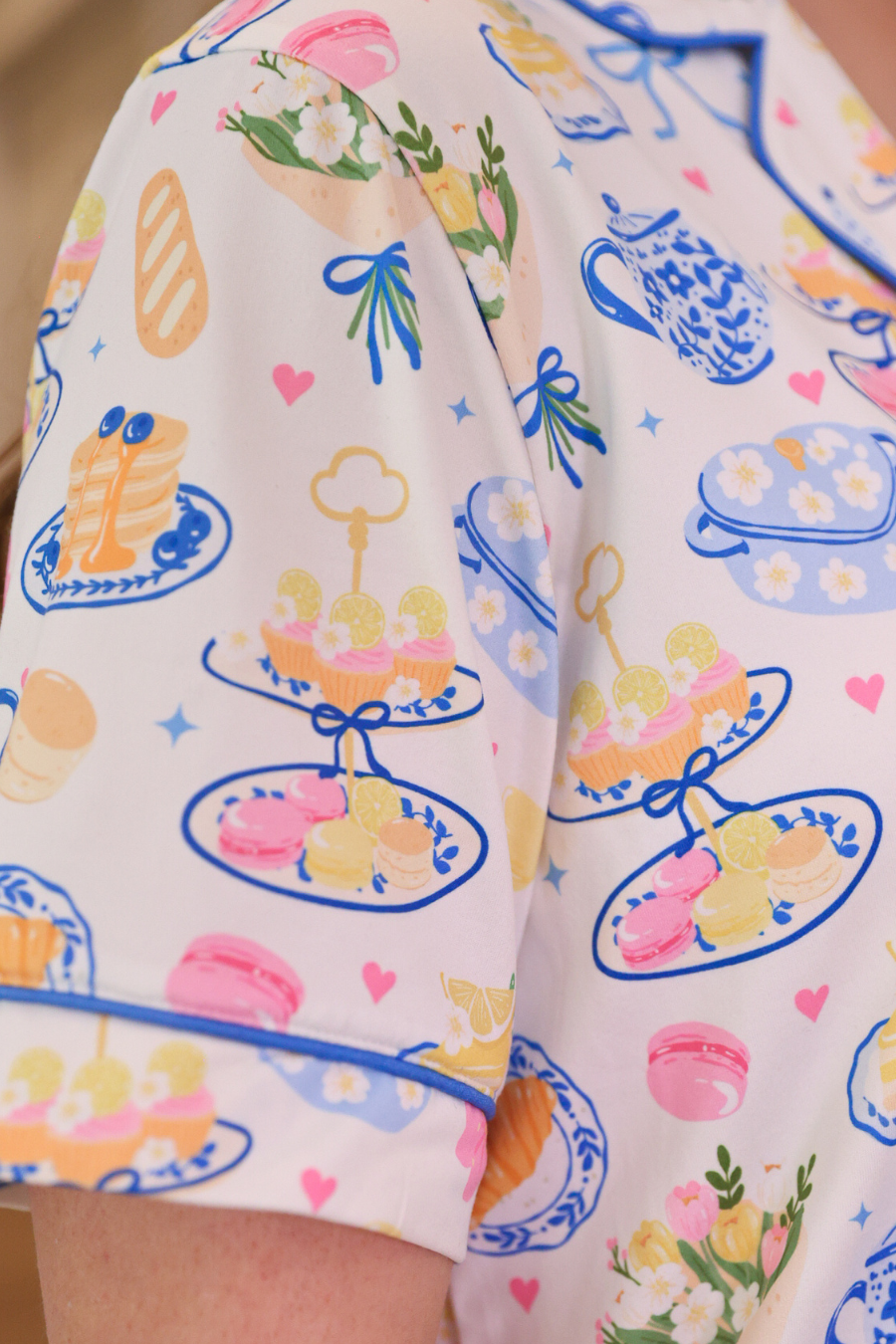 Croissants & Cuties Pajama Set - Reg & Curvy