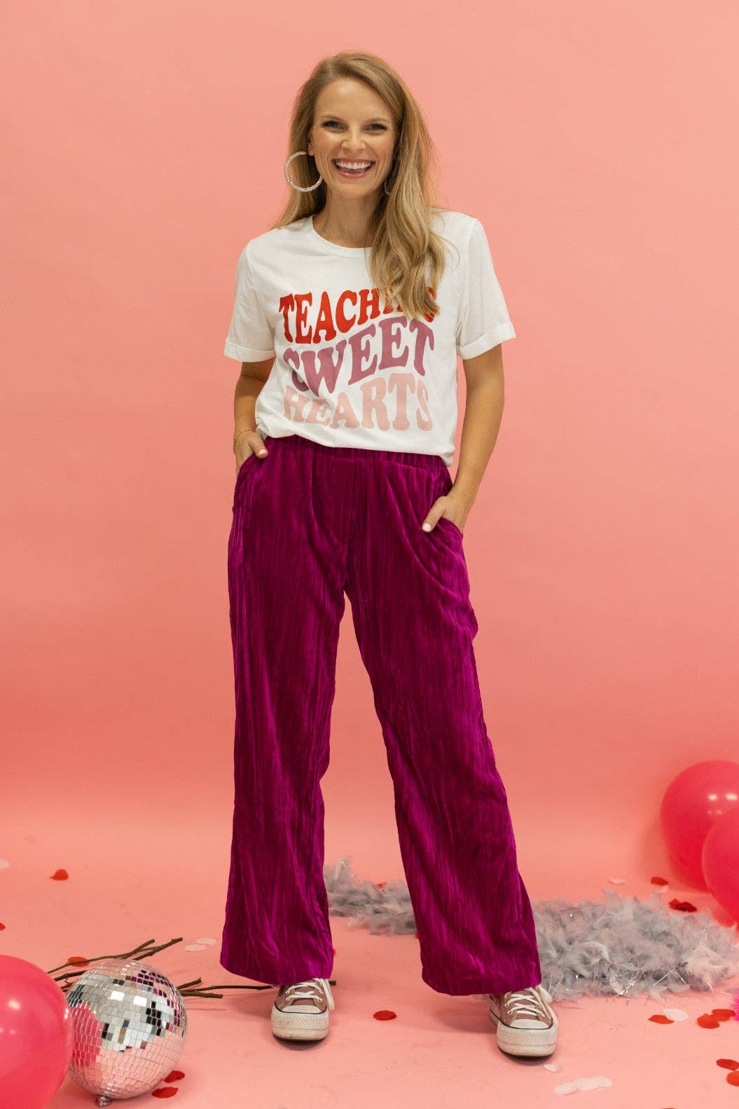 Velvet Rosewide Pants - Reg & Curvy