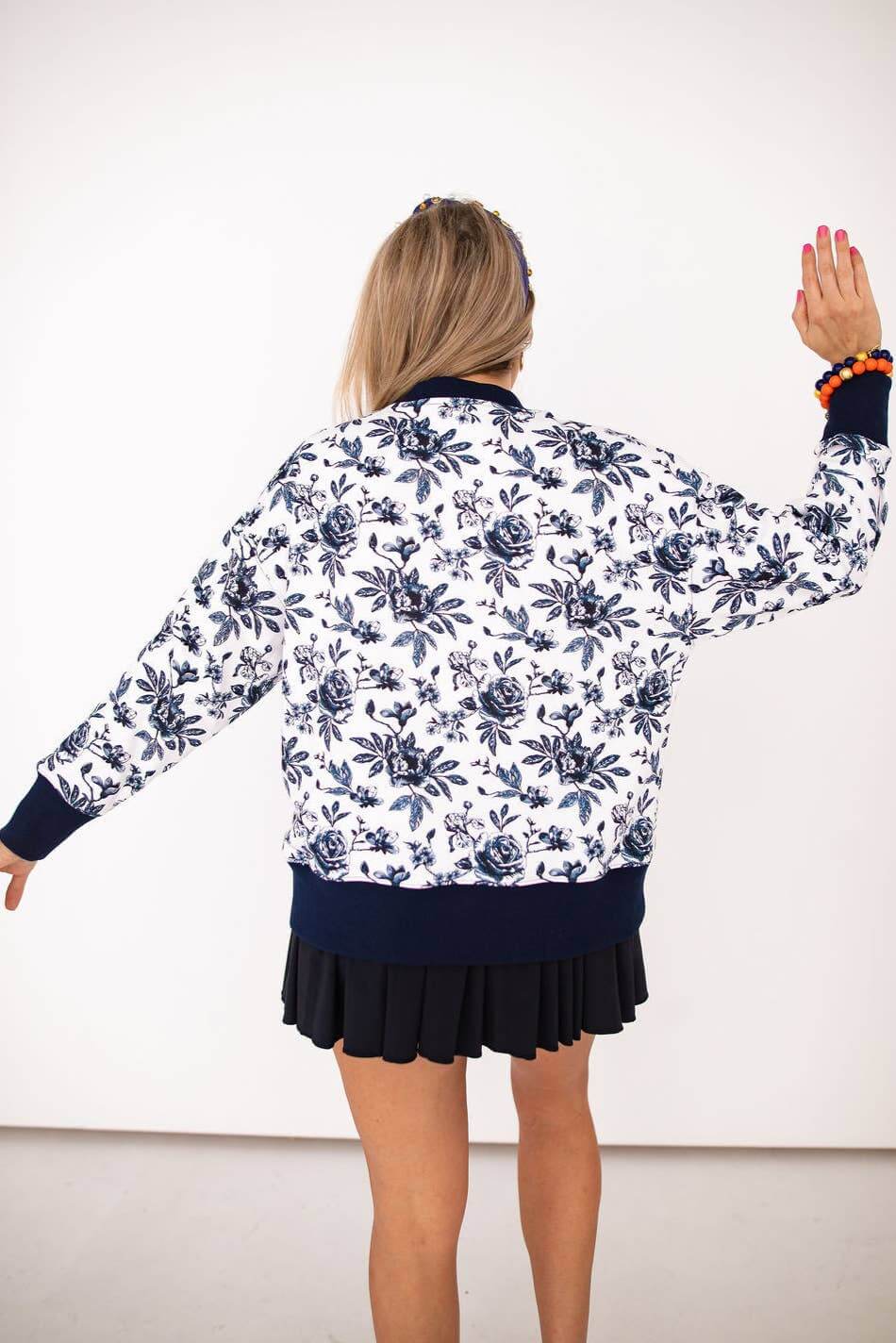 Auburn Floral Toile Sweatshirt