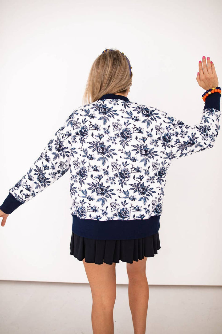 *PREORDER* Auburn Floral Toile Sweatshirt