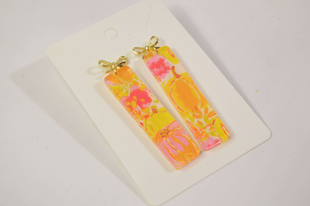 Pumpkin Patch Glam Earrings