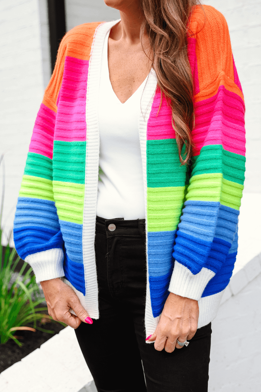 Rainbow Vibes Cardigan - Reg & Curvy
