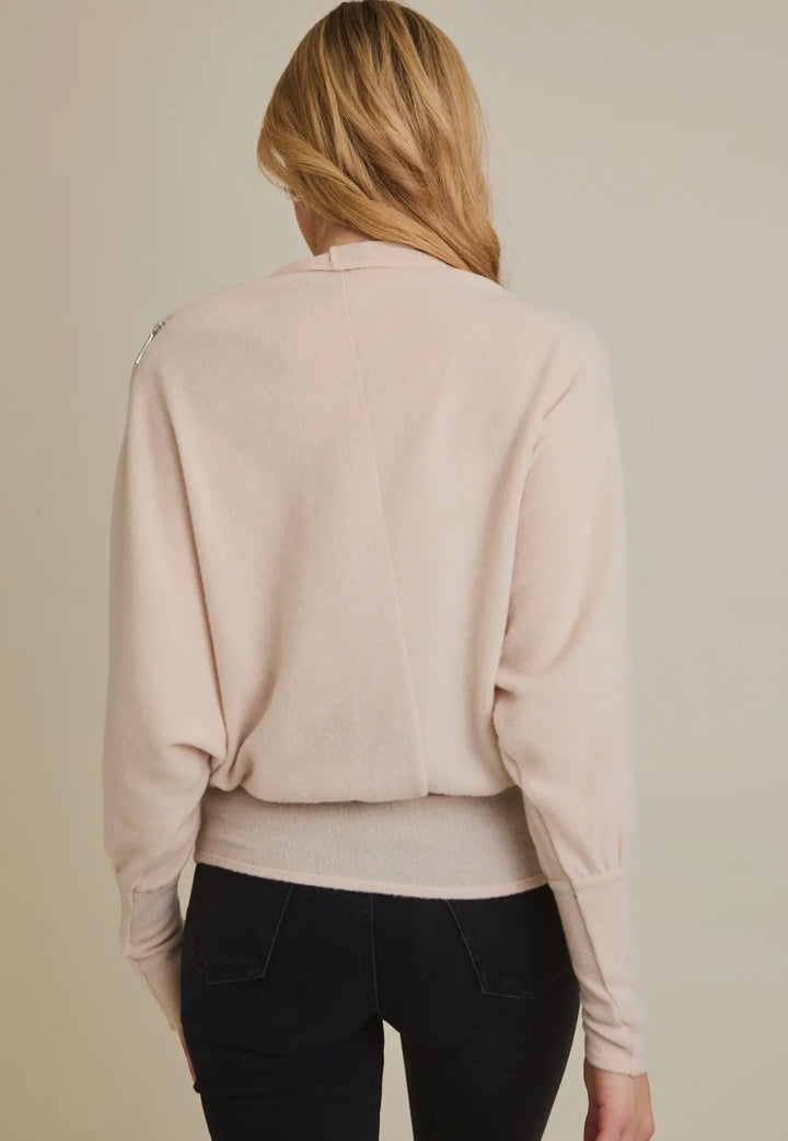 Long Extended Sleeve Drop Shoulder Top