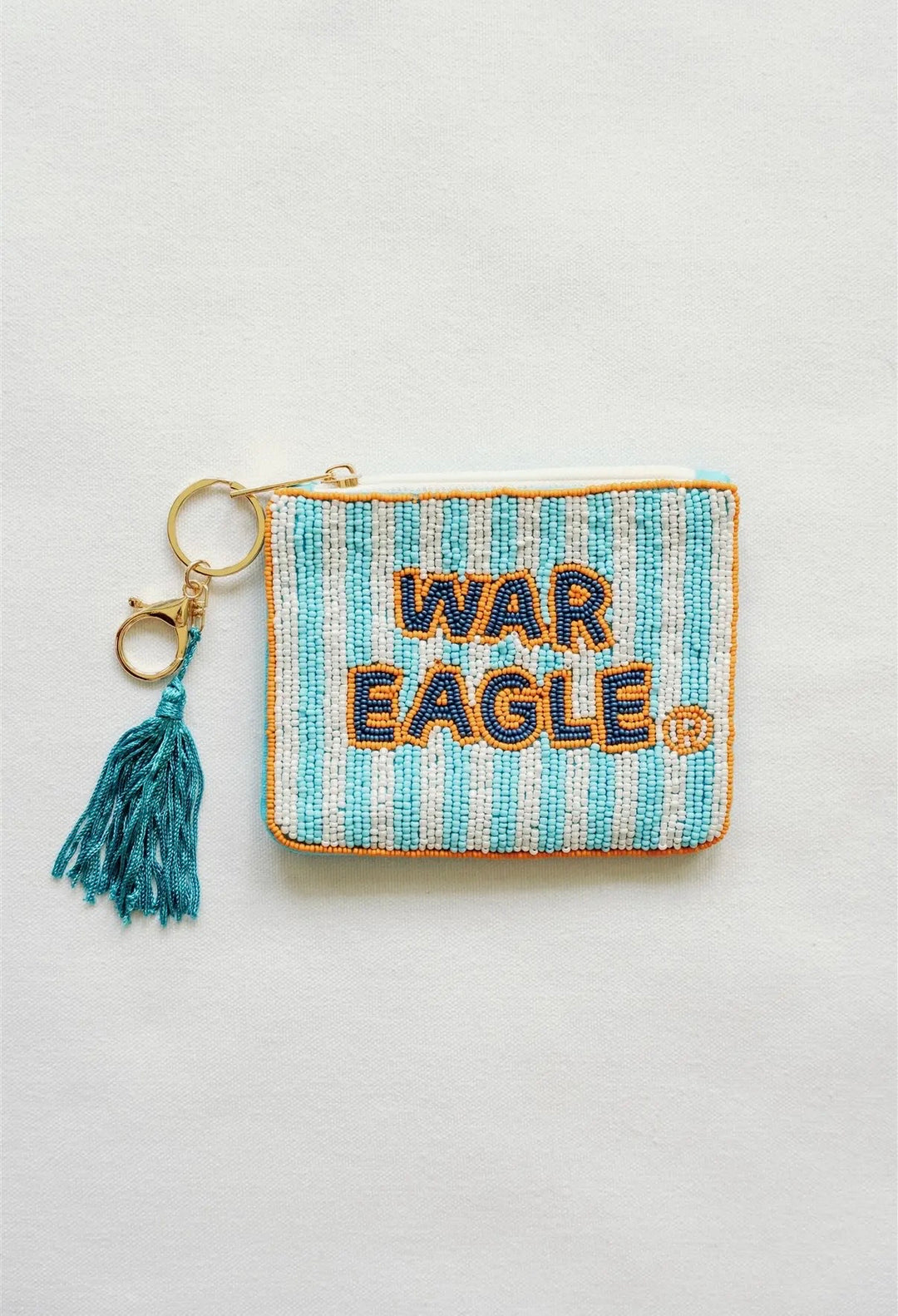 Auburn University Beaded Coin Purse