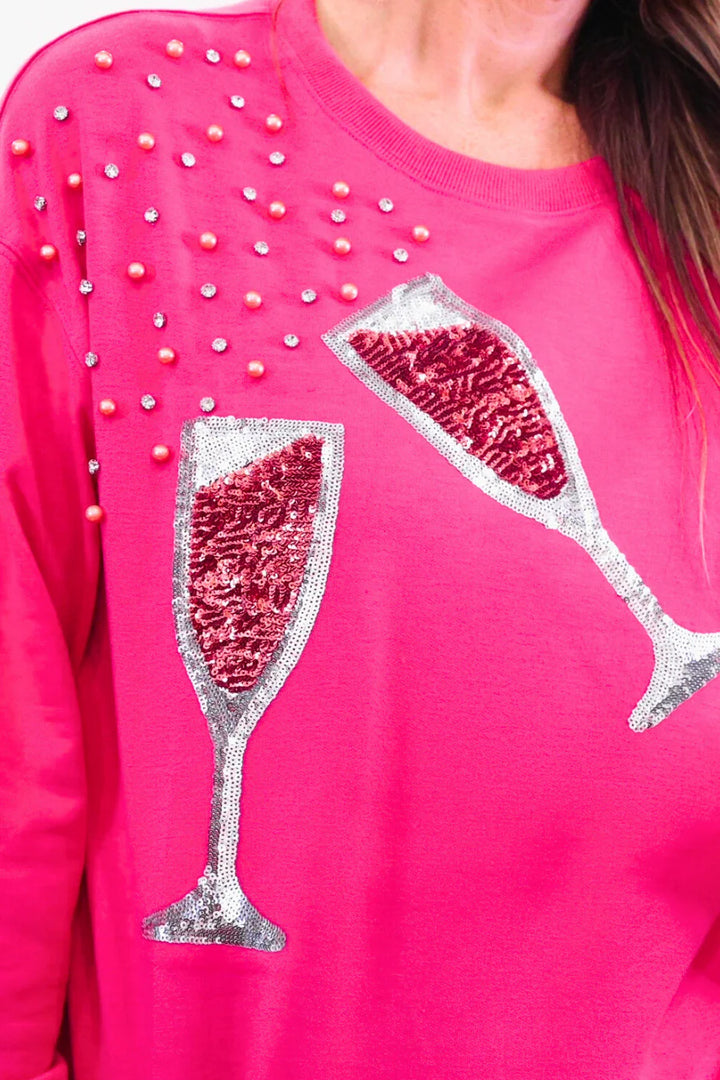 Bubbly & Bright Sequin Pullover - Curvy