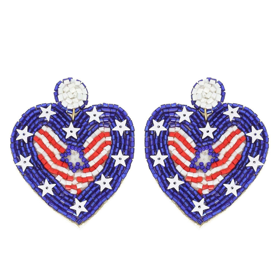 Heart of America Sparkle Earrings
