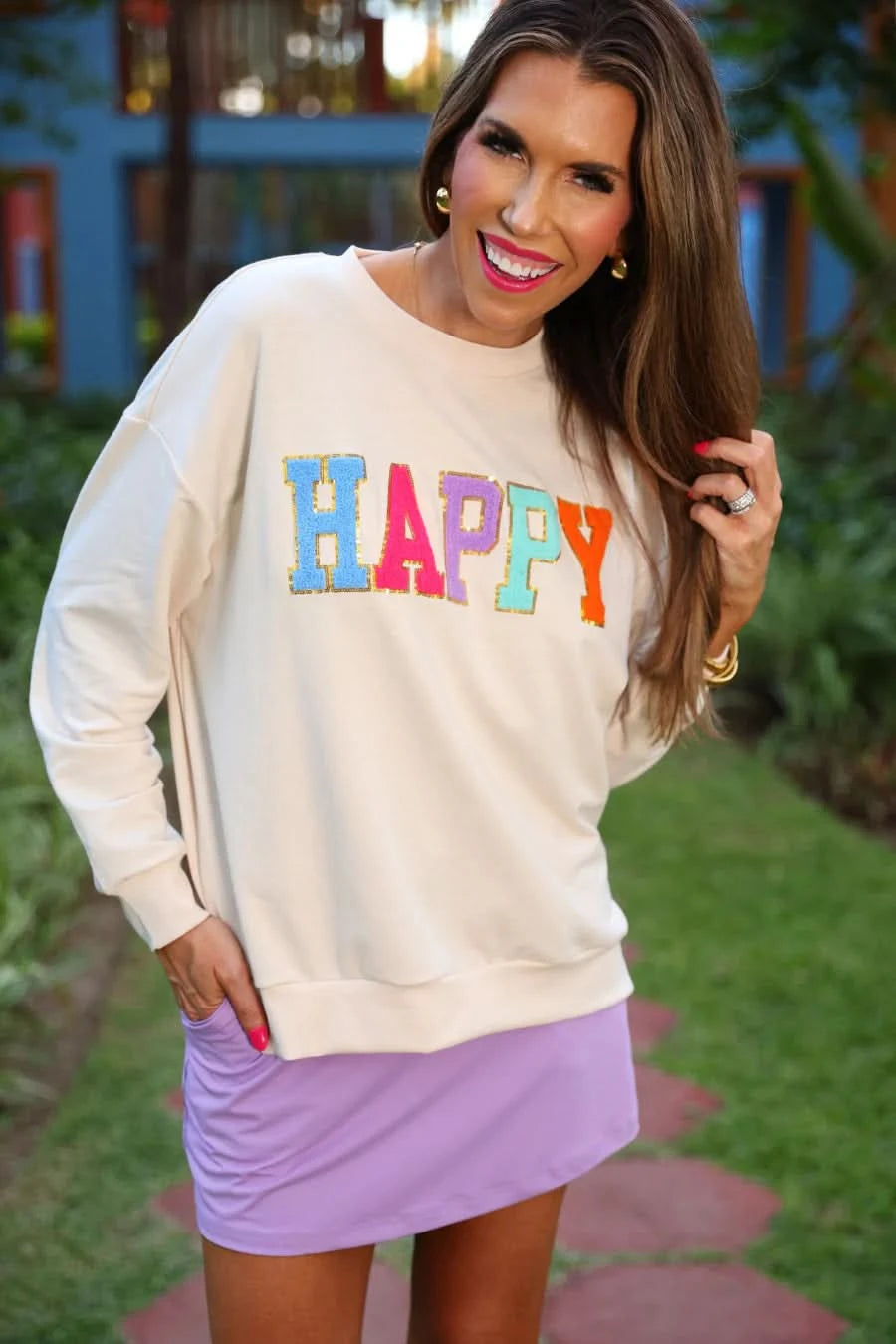 The Happy Vibes Pullover - Reg & Curvy