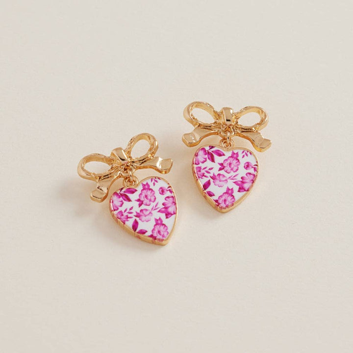 Sweetheart Bow Earrings - 2 Options