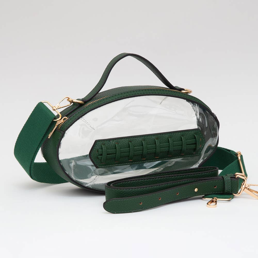 Football Shaped Crossbody Bag - Multiple Colors