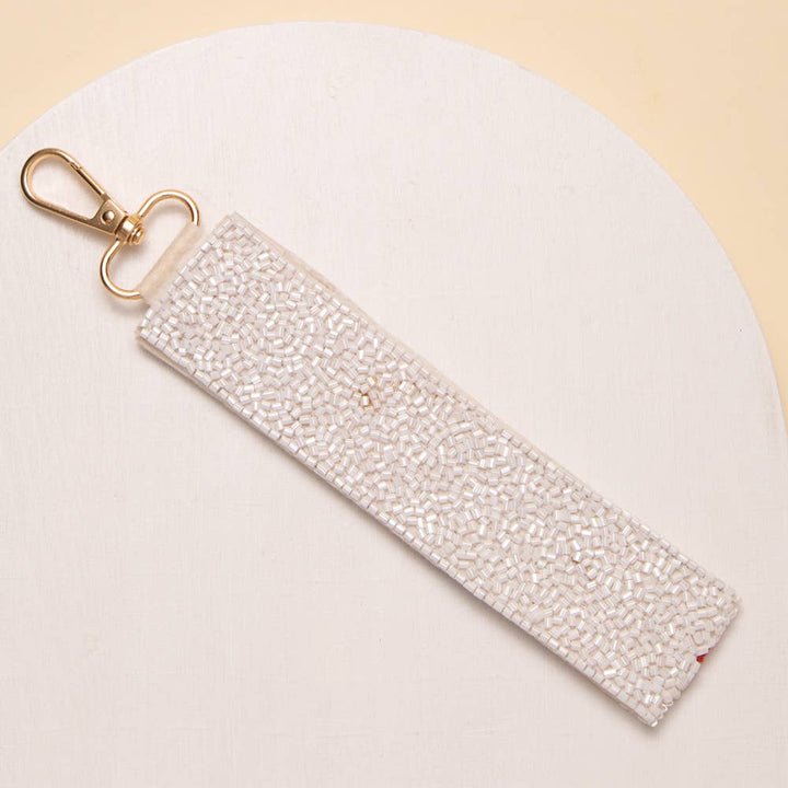 Teach & Shine Beaded Wristlet Keychain