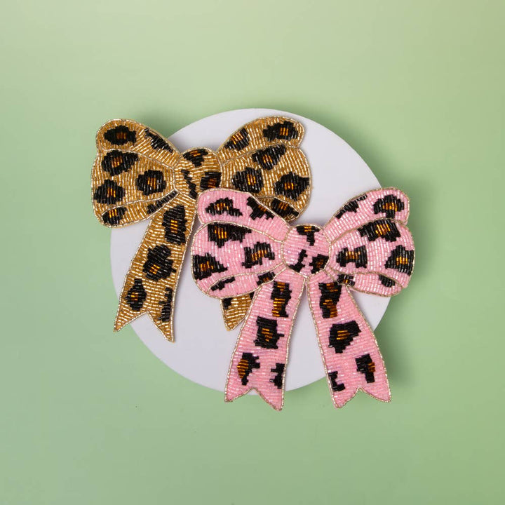 The Wild at Heart Beaded Bow Clip