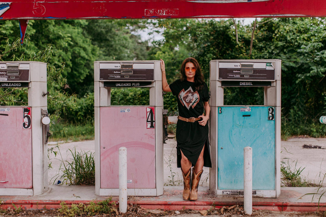 Wild & Free Sequin Horse Dress - Reg & Curvy