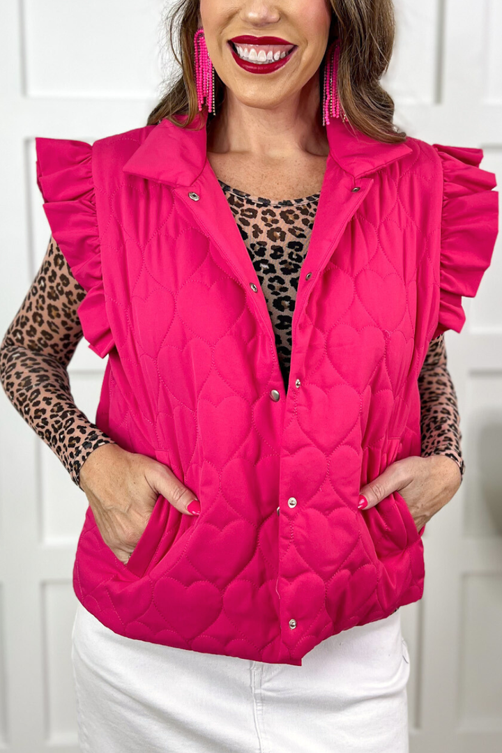 Heartfelt Hustle Puffer Vest - Reg & Curvy