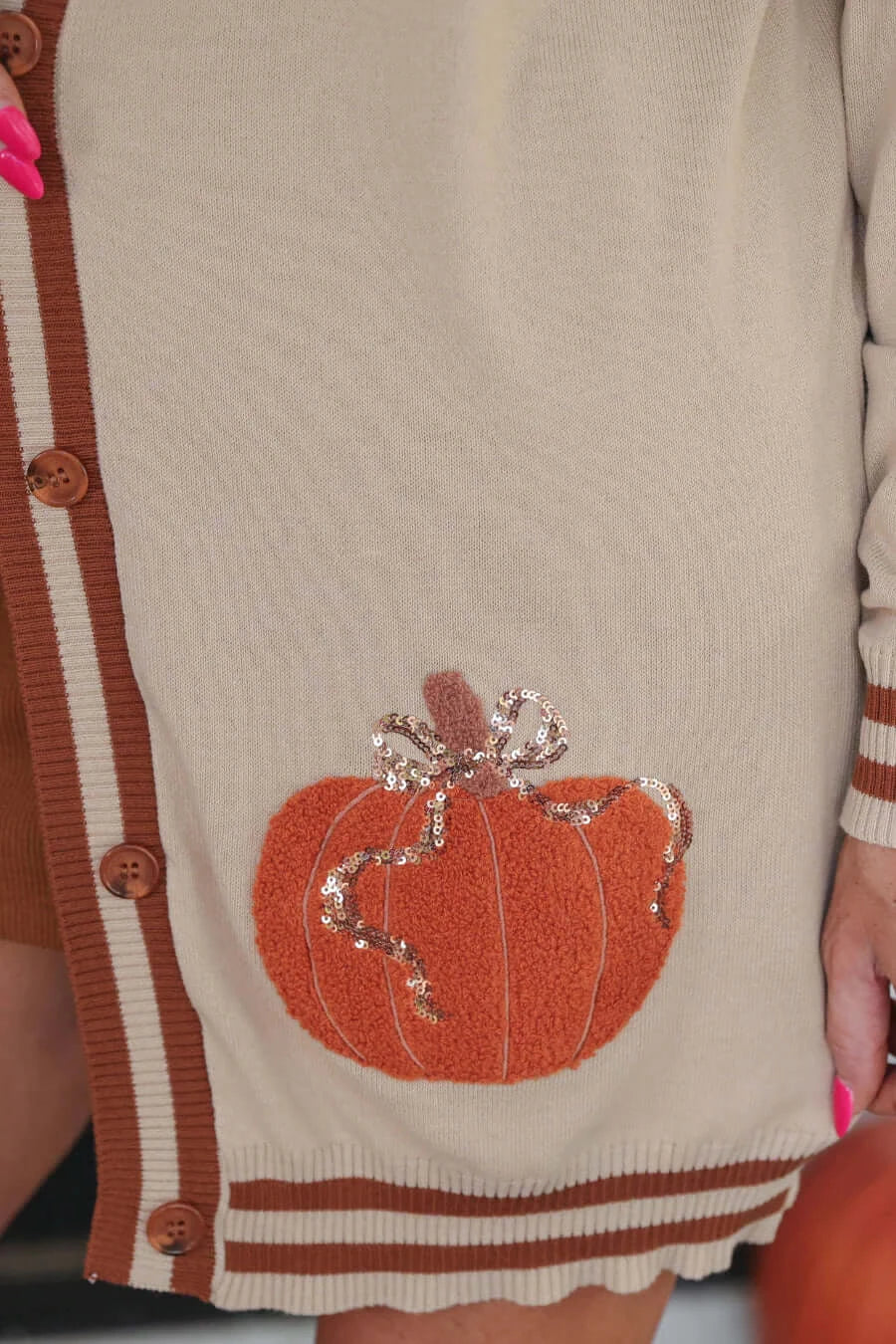 Pumpkin Patch Cardigan -  Curvy