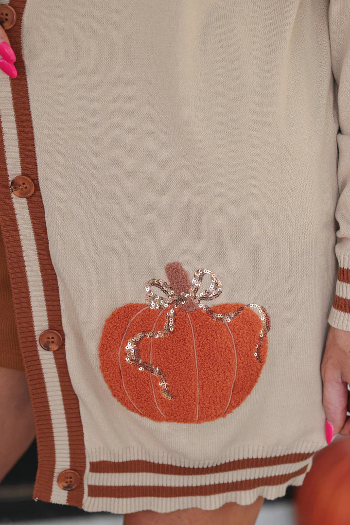 *PREORDER* Pumpkin Patch Cardigan -  Curvy
