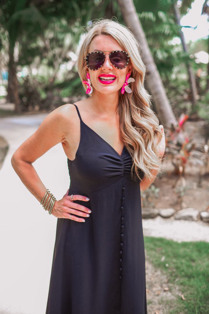 Petal Pop Beaded Statement Earrings