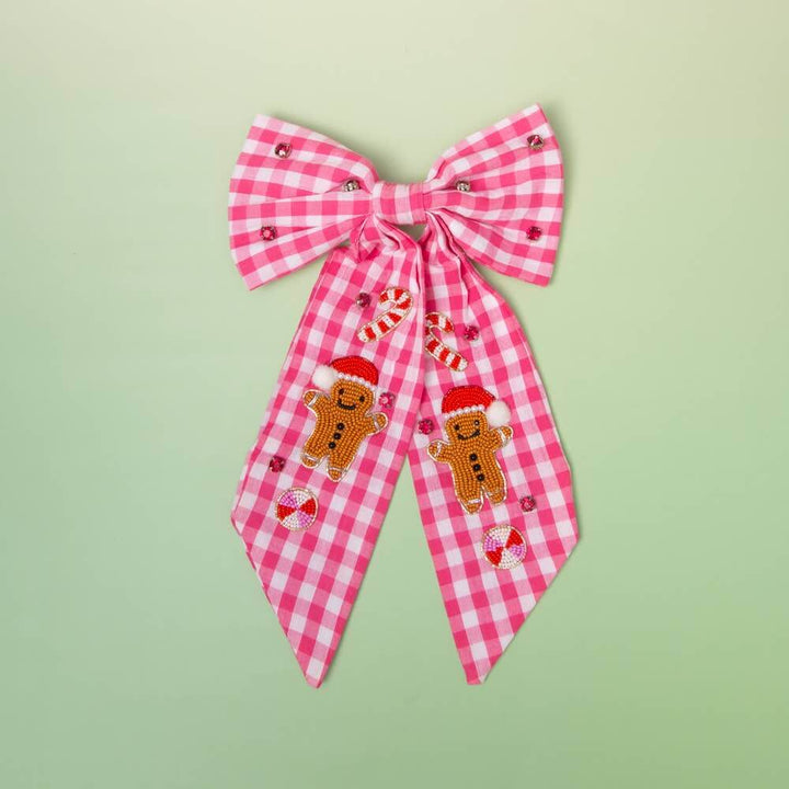 Sugar & Spice Gingham Bow