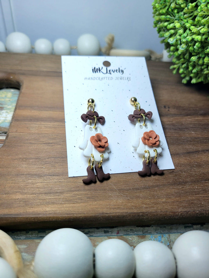 Yeehaw Boo Earrings