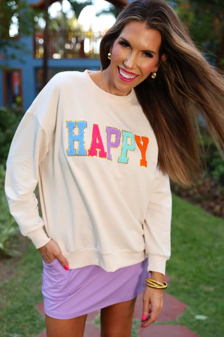 The Happy Vibes Pullover - Reg & Curvy