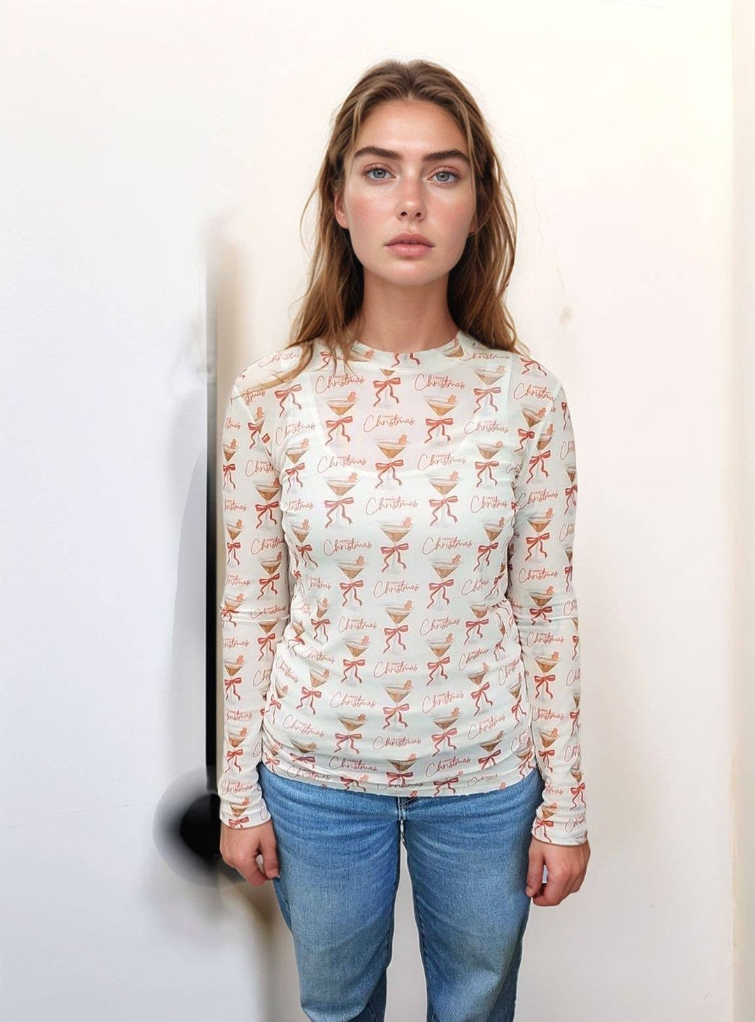 Merry Martini Mesh Top