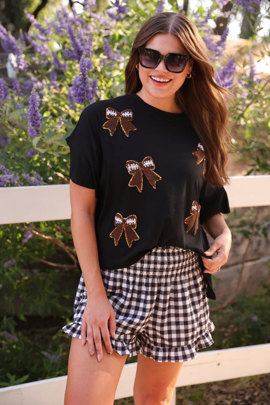 Black Reign Ruffle Top - Reg & Curvy