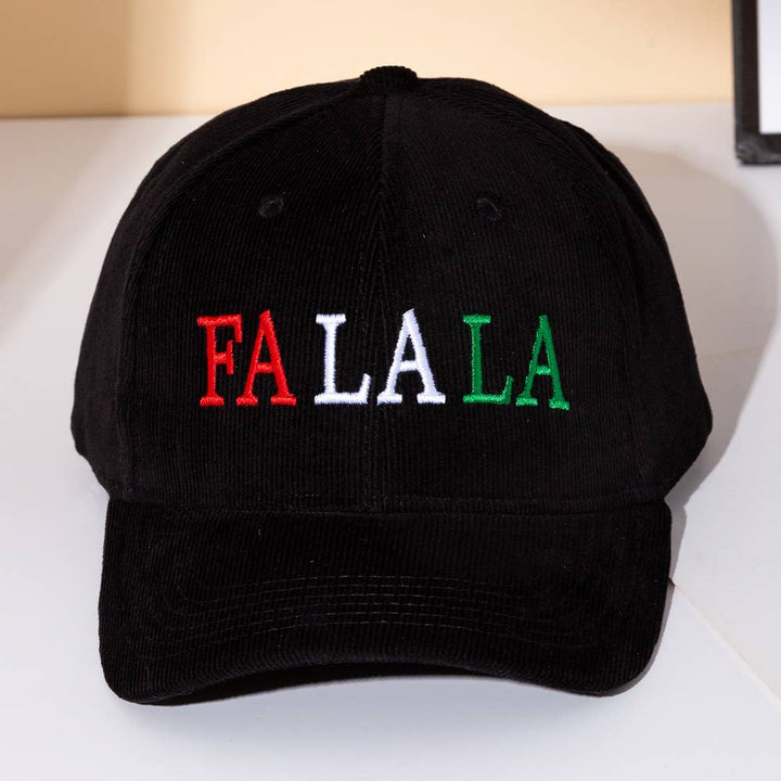The Fa La La Corduroy Cap