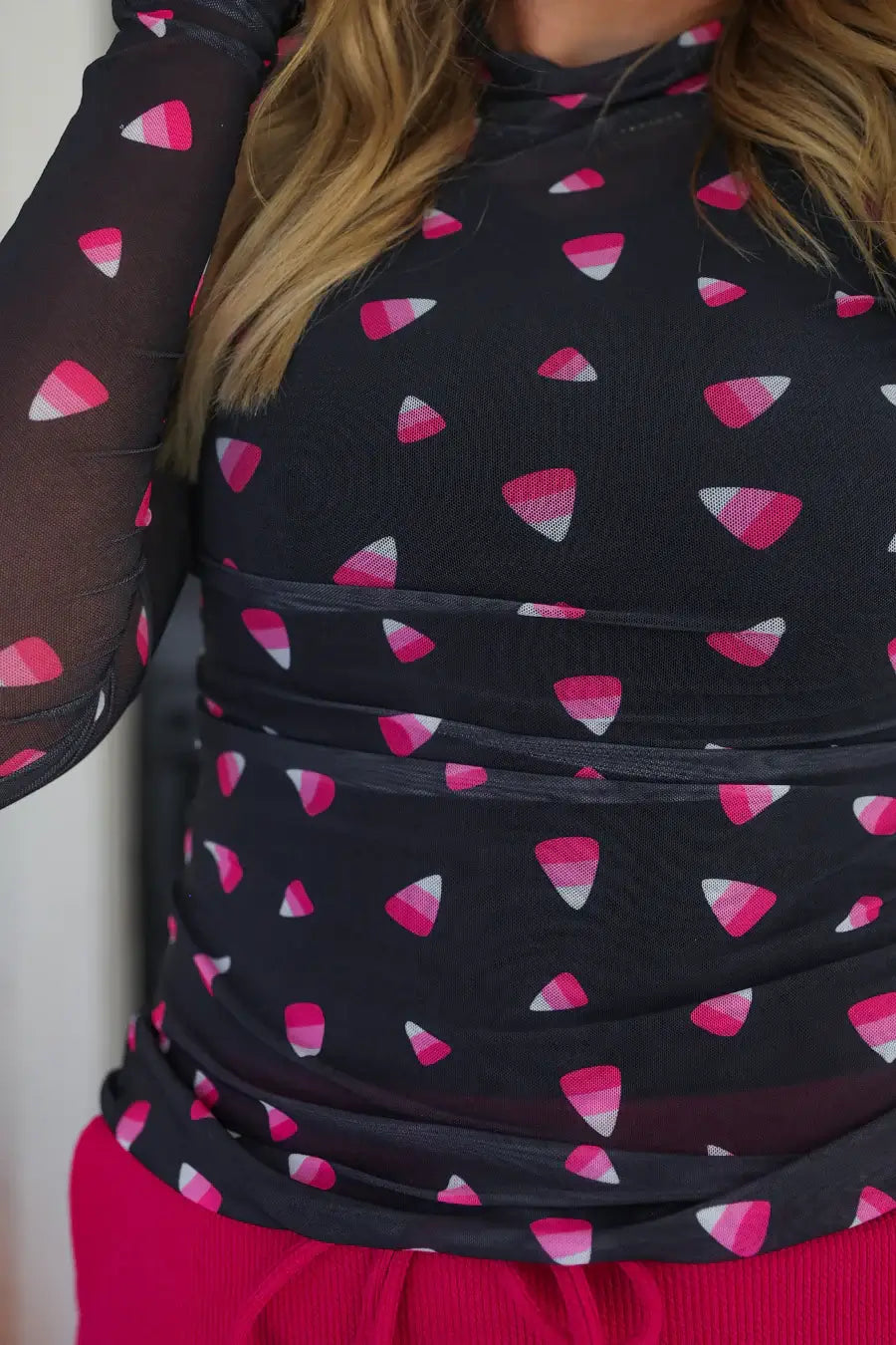 Sweet & Spooky Mesh Top - Reg & Curvy