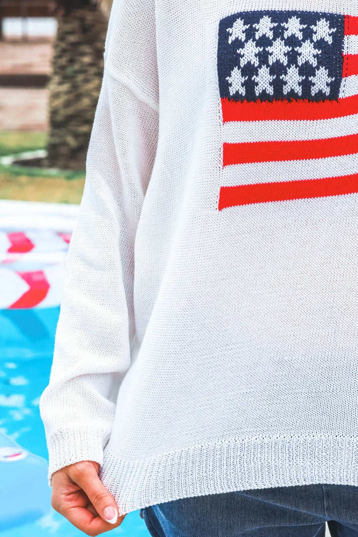 Stars & Stripes Forever Sweater - Reg & Curvy